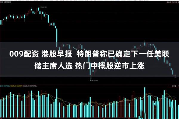 009配资 港股早报  特朗普称已确定下一任美联储主席人选 热门中概股逆市上涨